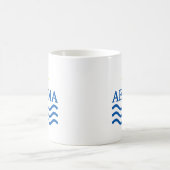 Mug AEGINA Grèce, Sun Waves (Centre)