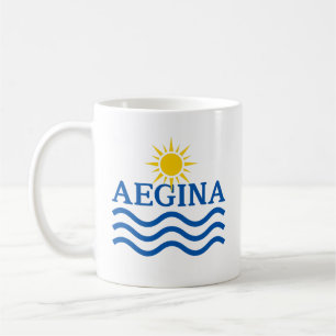 Mug AEGINA Grèce, Sun Waves