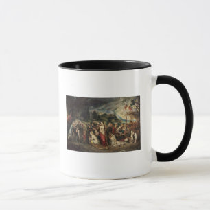 Mug Aeneas prépare pour mener les Trojan dans l'exil