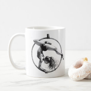 Mug Aerial Hoop Lyra Nom personnalisable