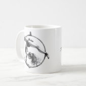Mug Aerial Hoop Lyra Nom personnalisable (Devant gauche)