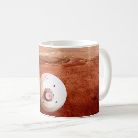 Mug Aérocoque Avec Perpersévérance Rover Descente Vers (Devant droit)