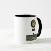 Mug Aéronef au-dessus de la ville (Devant droit)