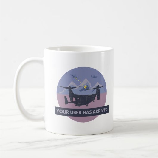 Mug Aéronef convertiplane d'Osprey (Gauche)