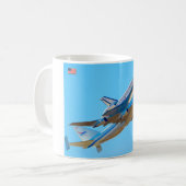 MUG AÉRONEF DE TRANSPORTEUR DE NAVETTE SPATIALE (Devant gauche)