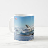 MUG AÉRONEF DE TRANSPORTEUR DE NAVETTE SPATIALE (Devant gauche)