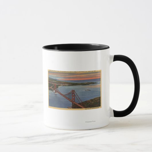 Mug Aéronef du Golden Gate Bridge & Bay Area (Droite)