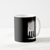 Mug Aéronefs de pavillon américain (Devant droit)