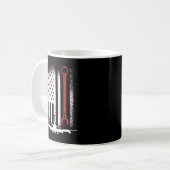 Mug Aéronefs de pavillon américain (Devant gauche)