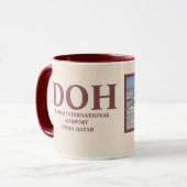 Mug Aéroport de Doha Qatar (Devant gauche)