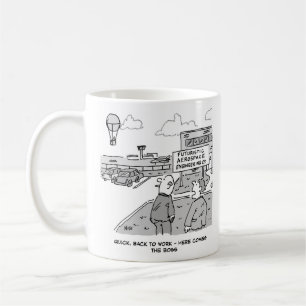 Mug Aérospatiale Boss Hot Air Balloon Ingénieur d'aéro