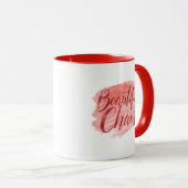 Mug Aesthetic Beautiful Chaos Script Typography (Devant droit)