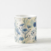 Mug Aesthetic Blue Wildflowers (Centre)