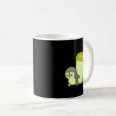 Mug Aesthetic Exhausted Penguin • Oversized Coffee Cup (Devant droit)