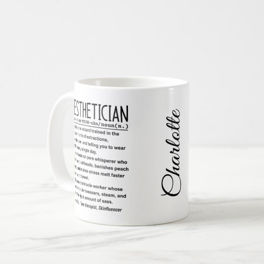 Mug Aesthetician (Devant gauche)