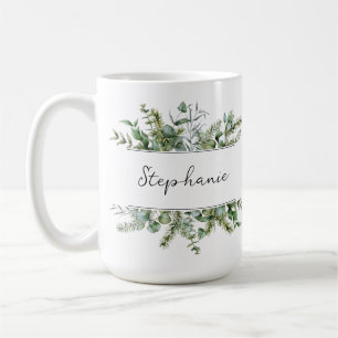 Mug Aesthétique de la verdure fraîche Personnaliser le