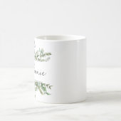 Mug Aesthétique de la verdure fraîche Personnaliser le (Centre)