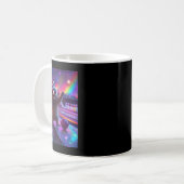 Mug Aesthétique Fantasycore Raccoon Bowling Funny (Devant gauche)
