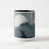 Mug Aesthétique Nuit Lune Blanc (Centre)