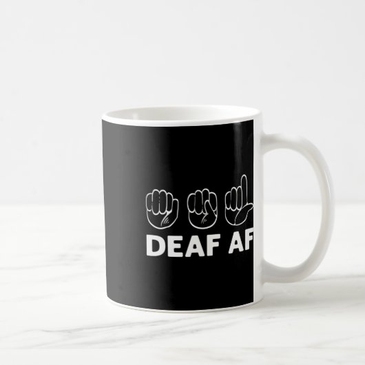 Mug Af Asl Sensibilisation Main Sign Language Fierté S (Droite)