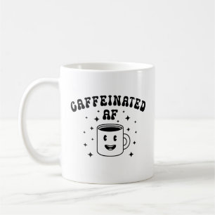 Mug AF caféinée vintage