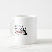 Mug Af Skeleton Mains Heart Classic (Devant gauche)