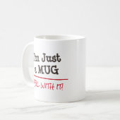 Mug Affaire avec elle citation faite sur commande (Devant gauche)
