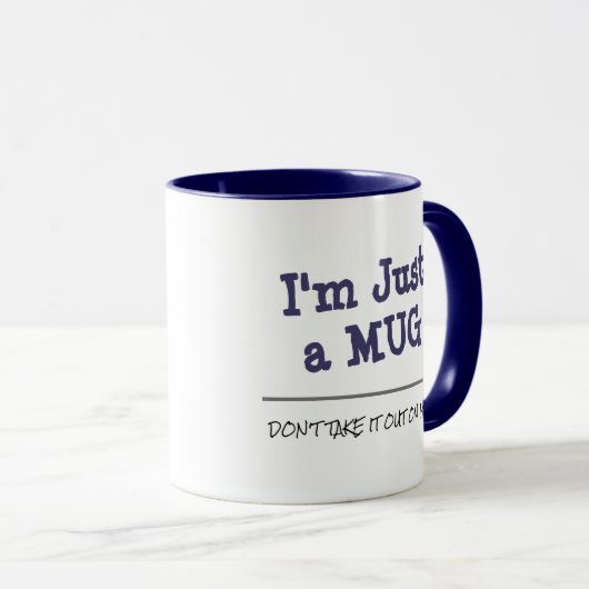 Mug Affaire avec elle citation faite sur commande (Devant droit)
