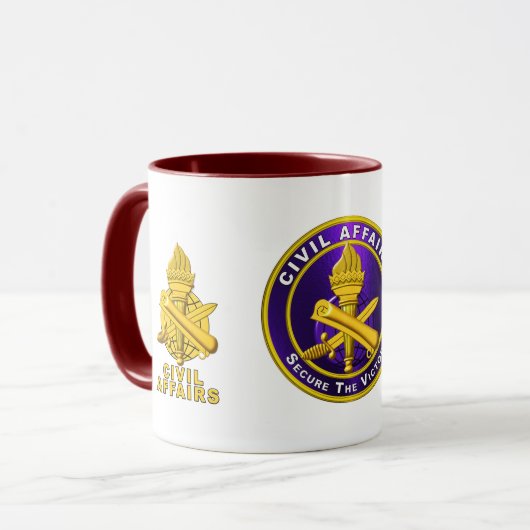 Mug Affaires civiles de l'armée (Devant gauche)