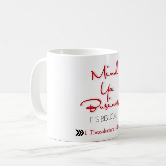 Mug Affaires de Ya d'esprit (Devant gauche)
