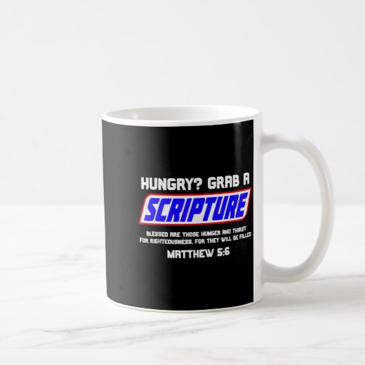 Mug Affamé saisissez une Écriture (Droite)