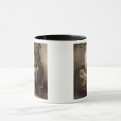 Mug Affection maternelle (huile sur la toile) (Centre)