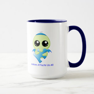 Mug Affects d'autisme - bébé Cthulhu