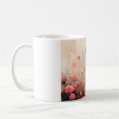 Mug Affenpinscher avec des roses - Saint-Valentin (Gauche)