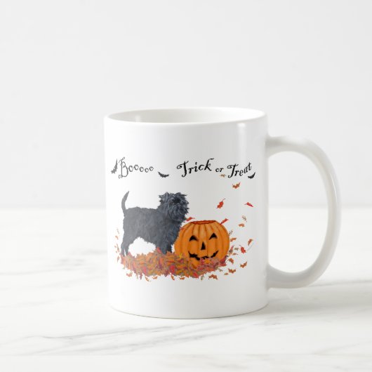 Mug Affenpinscher Halloween (Droite)