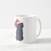 Mug Affenpinscher Noël (Devant droit)