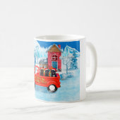 Mug Affenpinschers Chien dans la livraison de Noël Cam (Devant droit)