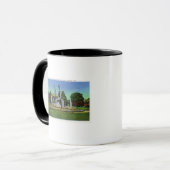 Mug Affichage avec le bloc State Capitol à distance (Devant gauche)