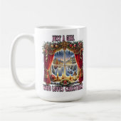 Mug Affichage de la fenêtre de Noël confortable (Gauche)