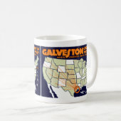 Mug Affiche 1920 de Galveston le Texas (Devant droit)