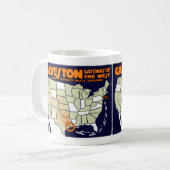 Mug Affiche 1920 de Galveston le Texas (Devant gauche)