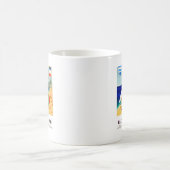 Mug Affiche 1957 de voyage de Français de Cote d'Azur (Centre)