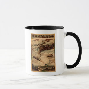 Mug Affiche chaude de théâtre de cirque de ballon à