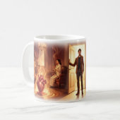 Mug Affiche Cœur Brûlant et Liberté (Devant gauche)