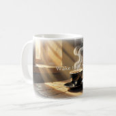 Mug Affiche Coffee Glow Réveil Merveilleux (Devant gauche)