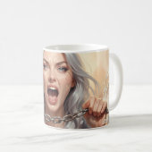 Mug Affiche d'art de force intérieure Break Free (Devant droit)