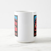 Mug affiche d'art déco de Londres Westminster (Centre)