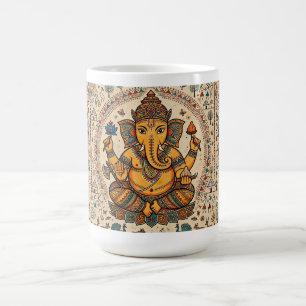 Mug Affiche d'art Shri Ganeshaya Namah Warli - Seigneu