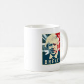 Mug Affiche de Boris Johnson Brexit - - (Devant droit)