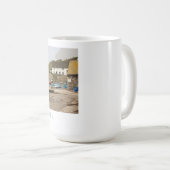 Mug Affiche de chemin de fer des Cornouailles (Devant droit)